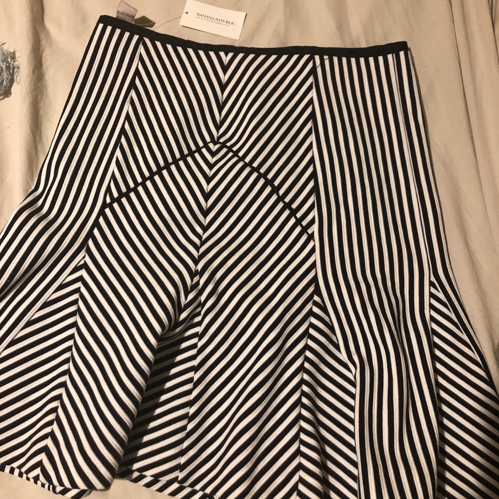 Banana republic pinstripe skirt